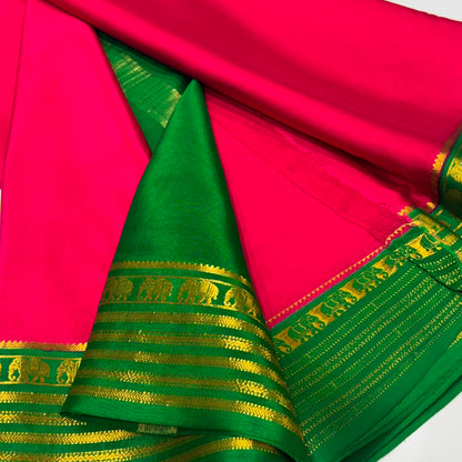 Pure Mysore Crepe Silk Saree