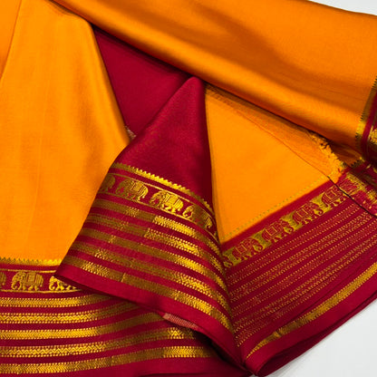 Pure Mysore Crepe Silk Saree