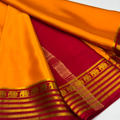 Pure Mysore Crepe Silk Saree