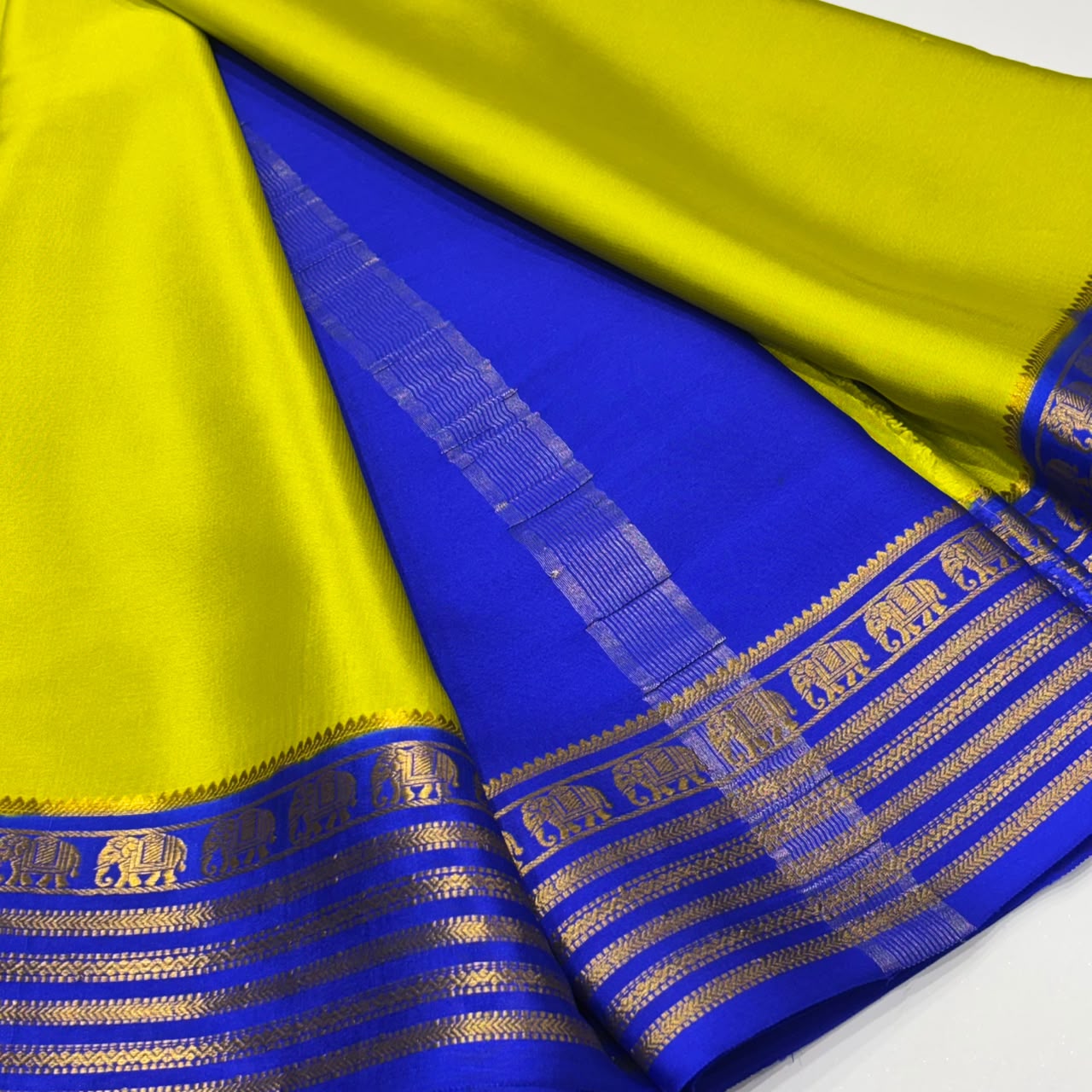 Pure Mysore Crepe Silk Saree