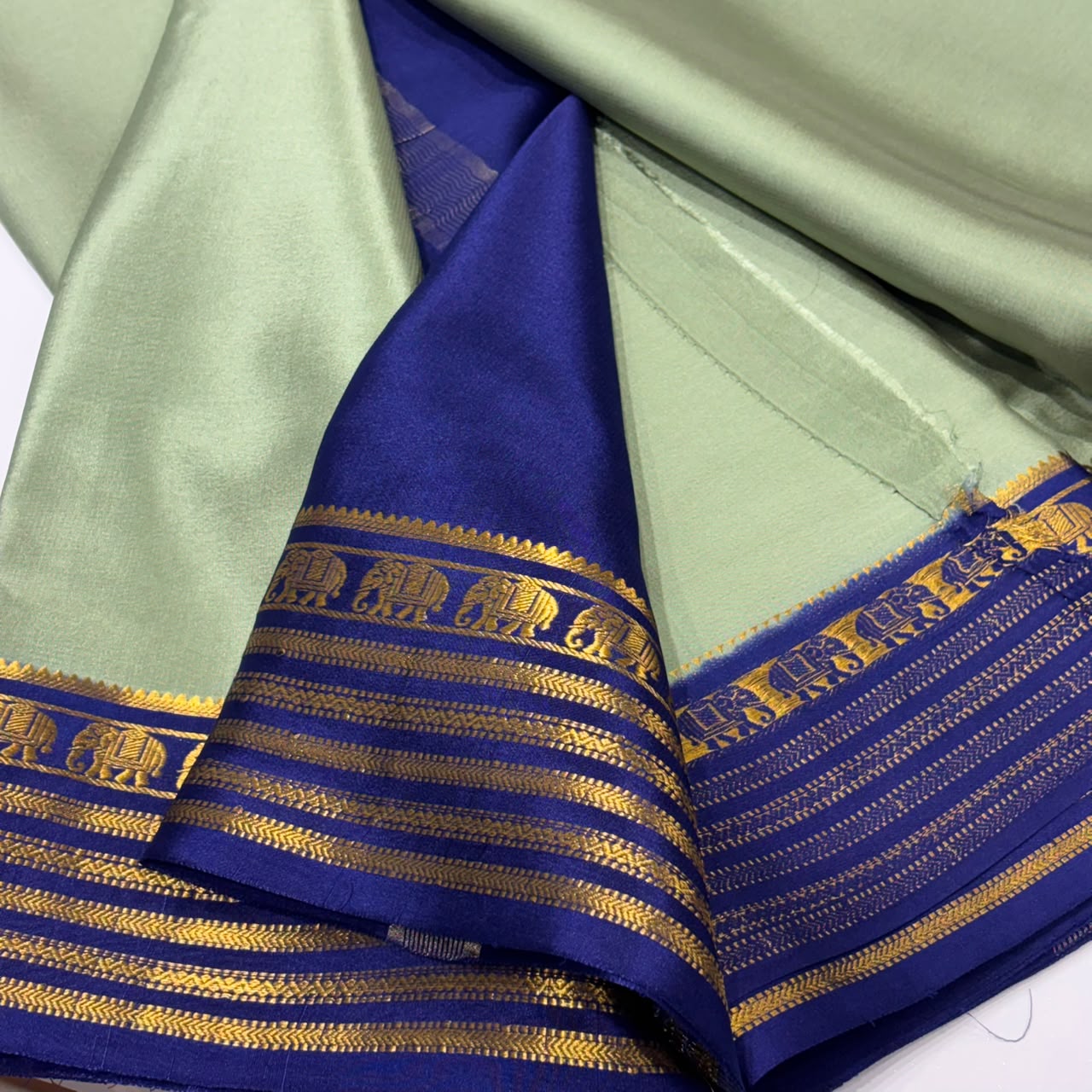 Pure Mysore Crepe Silk Saree