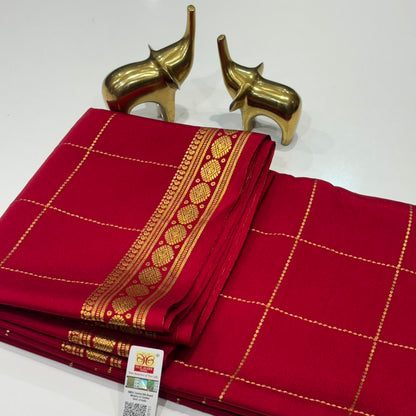 Pure Mysore Crepe Silk Saree