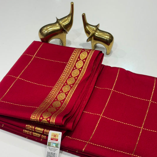 Pure Mysore Crepe Silk Saree