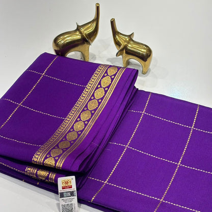 Pure Mysore Crepe Silk Saree