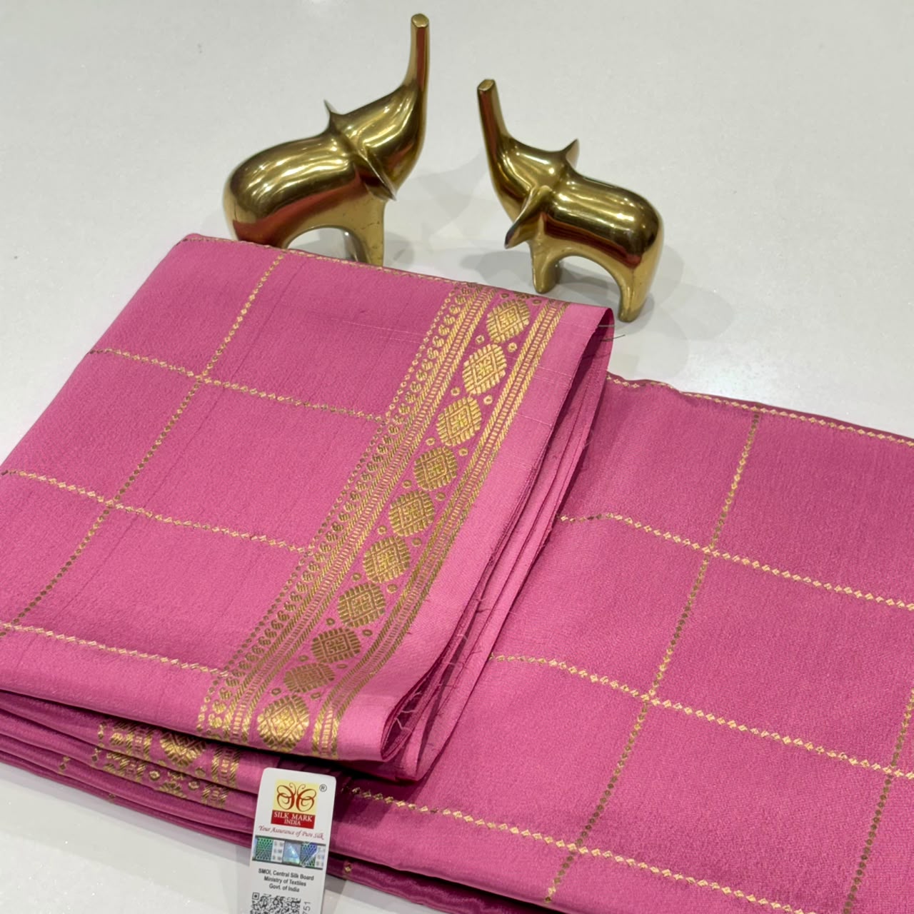 Pure Mysore Crepe Silk Saree