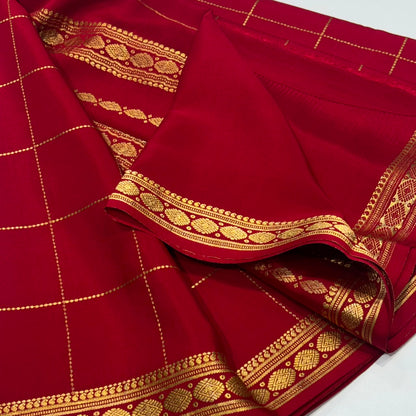 Pure Mysore Crepe Silk Saree