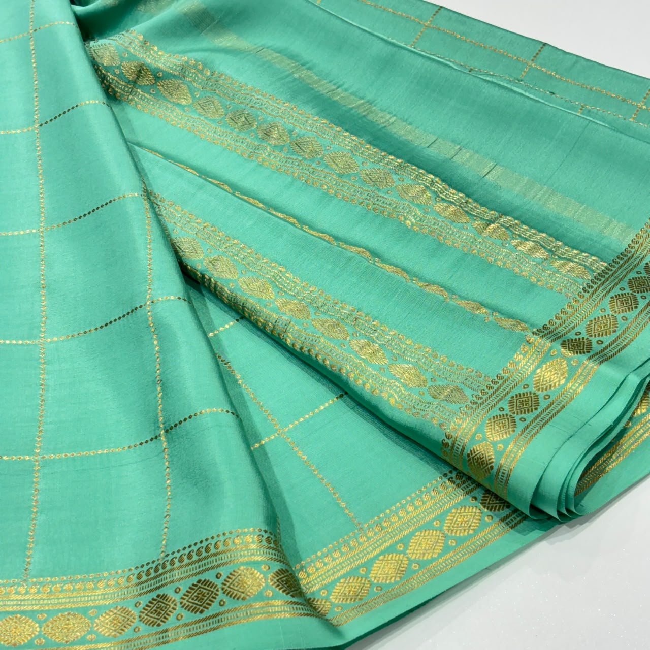 Pure Mysore Crepe Silk Saree