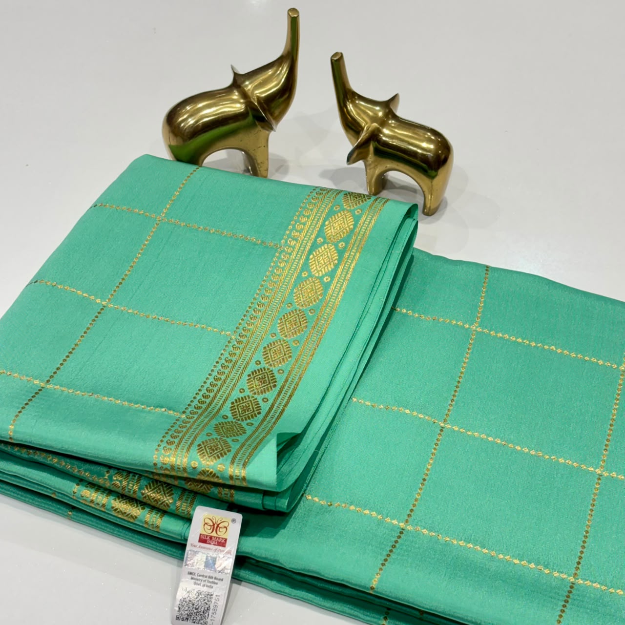 Pure Mysore Crepe Silk Saree