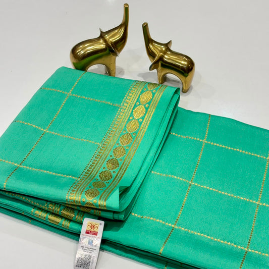 Pure Mysore Crepe Silk Saree