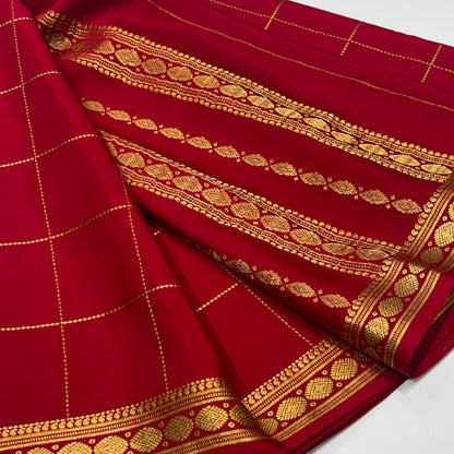 Pure Mysore Crepe Silk Saree