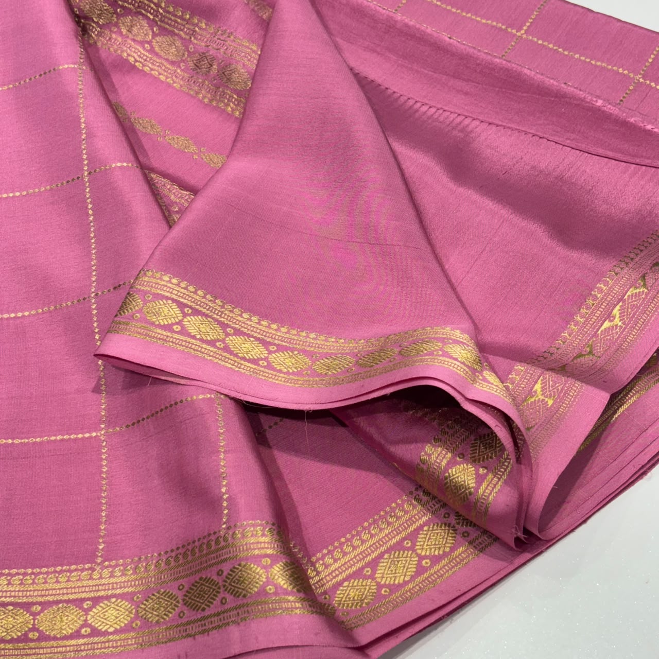 Pure Mysore Crepe Silk Saree