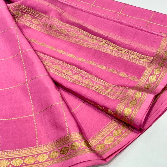 Pure Mysore Crepe Silk Saree