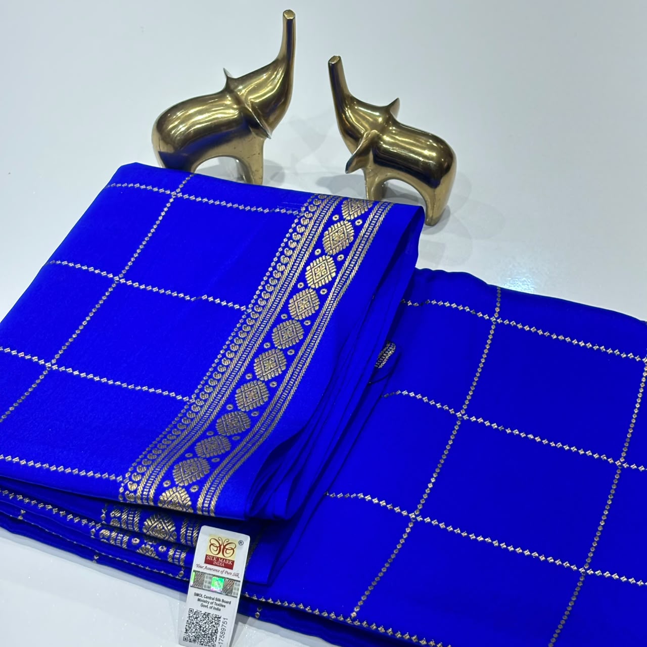 Pure Mysore Crepe Silk Saree
