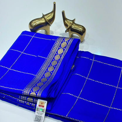 Pure Mysore Crepe Silk Saree