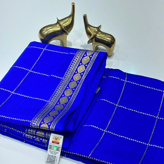 Pure Mysore Crepe Silk Saree