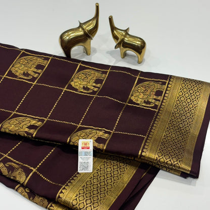 Pure Mysore Crepe Silk Saree