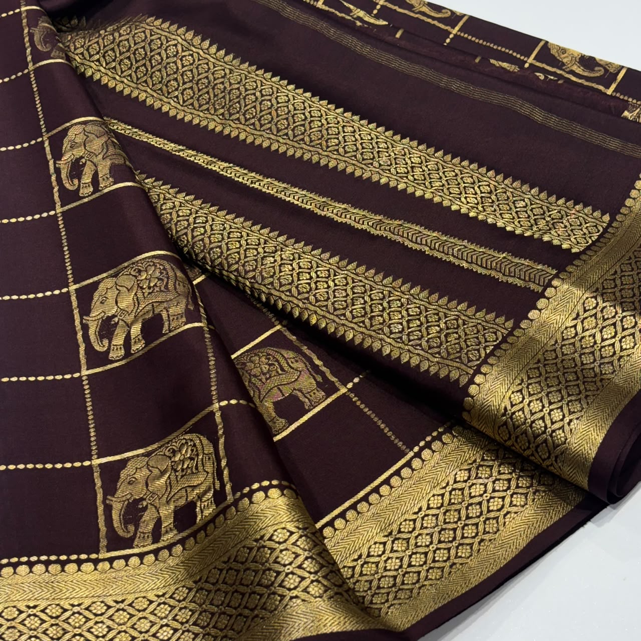 Pure Mysore Crepe Silk Saree