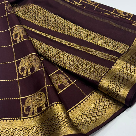Pure Mysore Crepe Silk Saree