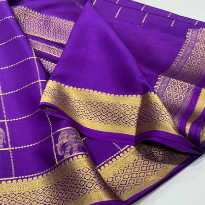 Pure Mysore Crepe Silk Saree