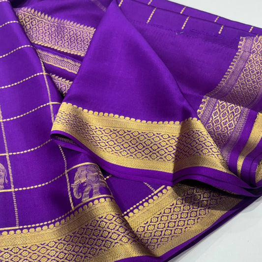Pure Mysore Crepe Silk Saree