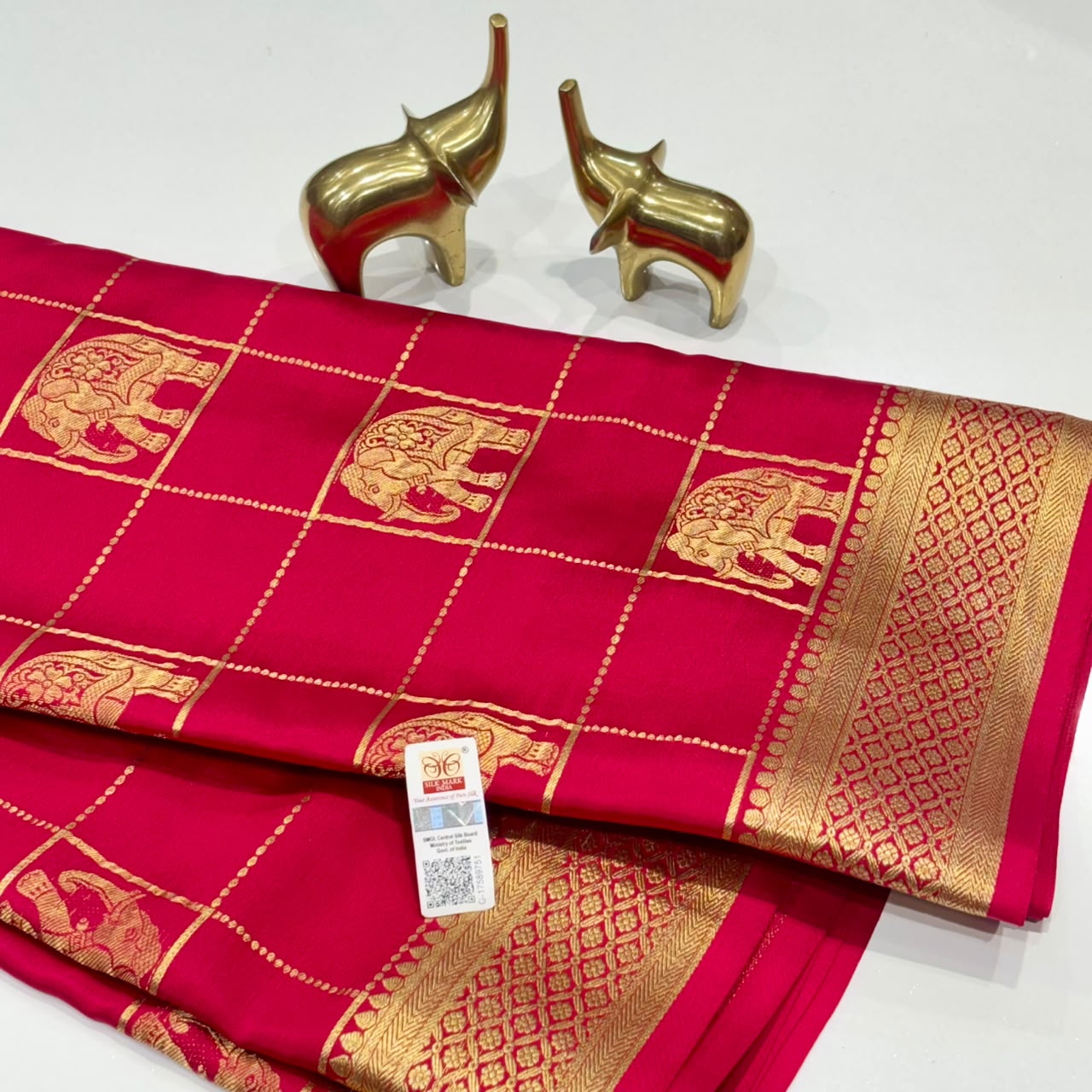 Pure Mysore Crepe Silk Saree