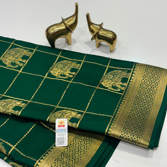 Pure Mysore Crepe Silk Saree