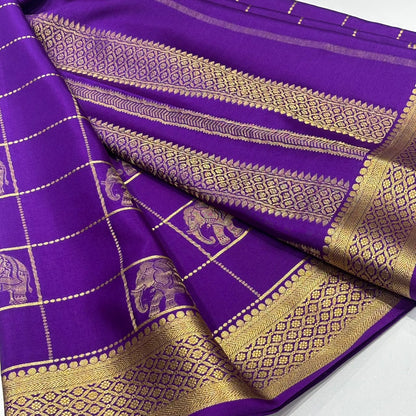 Pure Mysore Crepe Silk Saree
