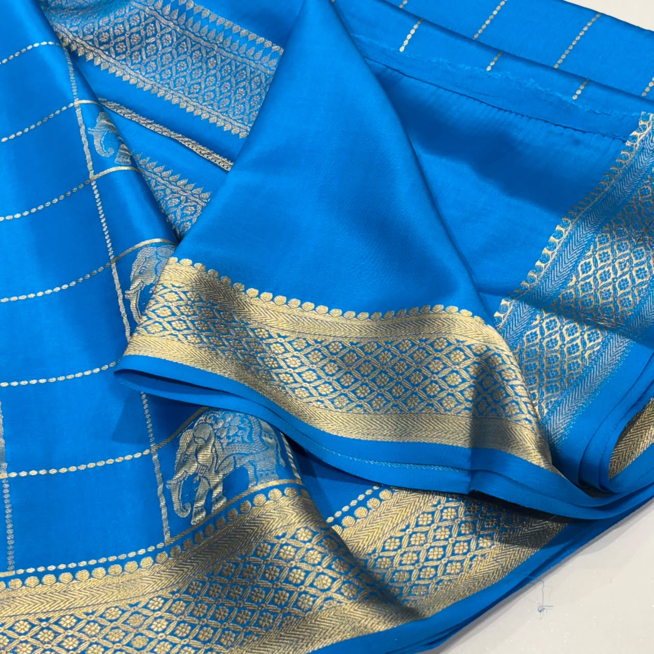 Pure Mysore Crepe Silk Saree