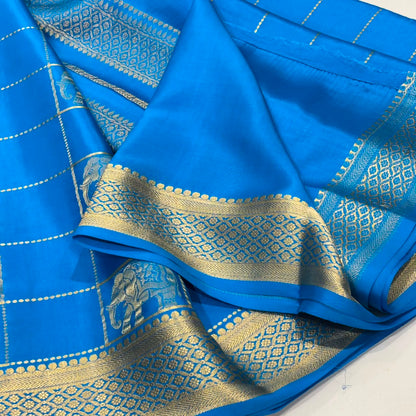 Pure Mysore Crepe Silk Saree