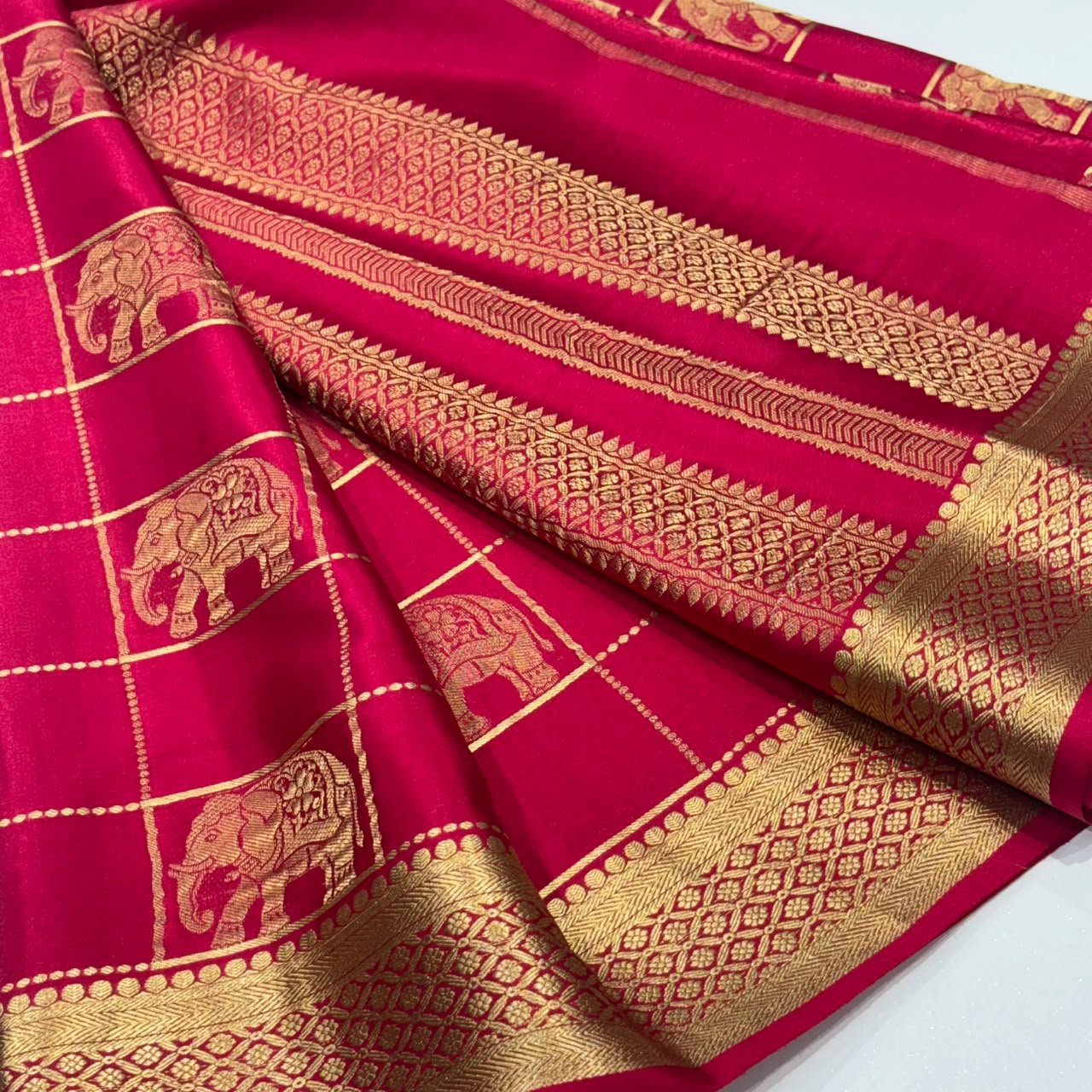 Pure Mysore Crepe Silk Saree
