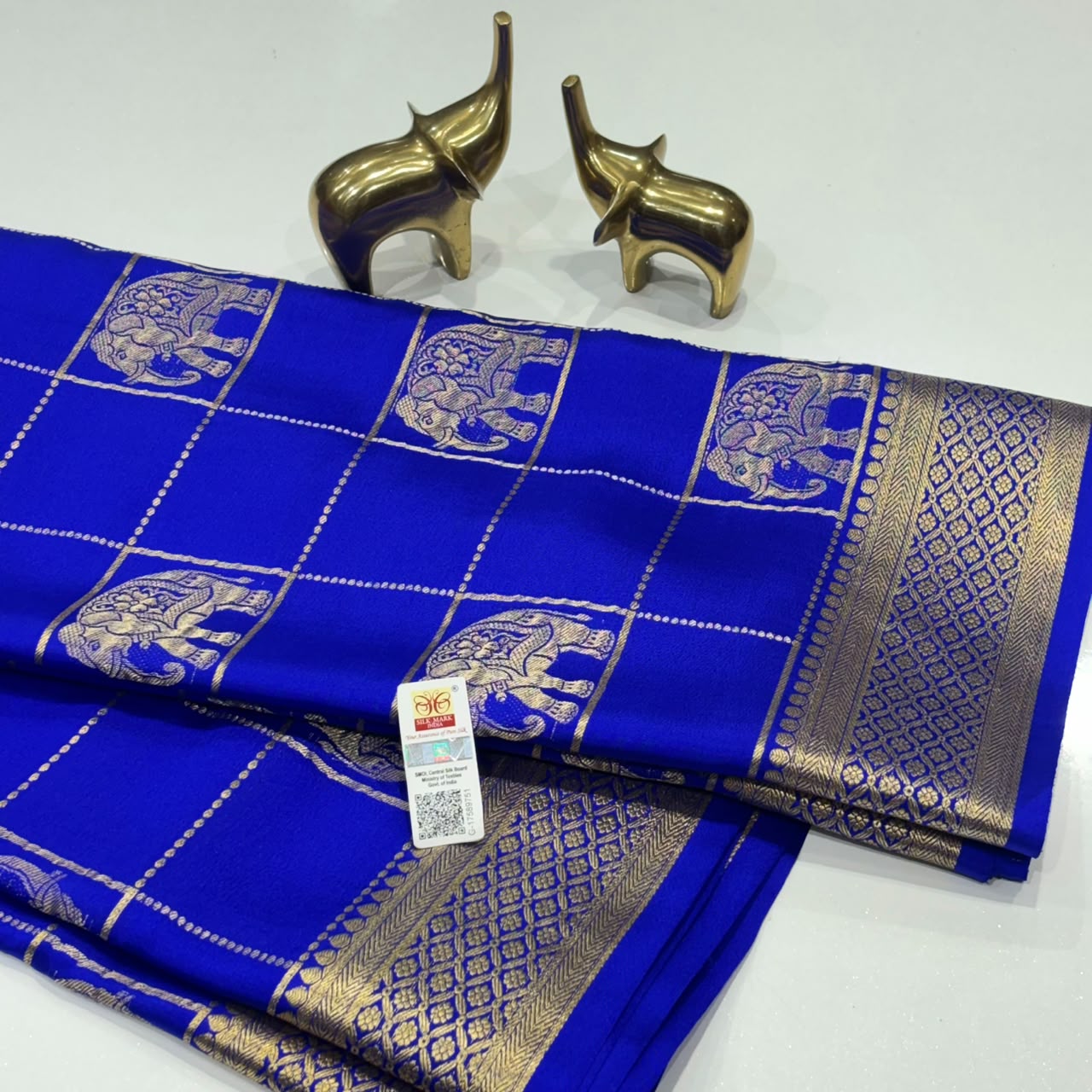 Pure Mysore Crepe Silk Saree