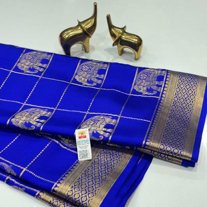 Pure Mysore Crepe Silk Saree