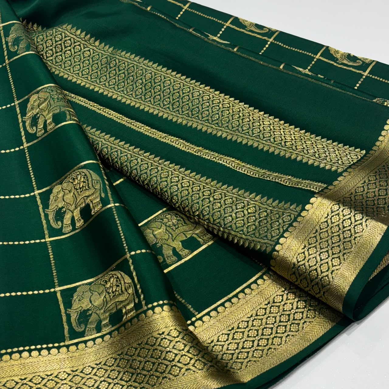 Pure Mysore Crepe Silk Saree