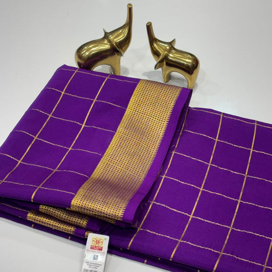 Pure Mysore Crepe Silk Saree