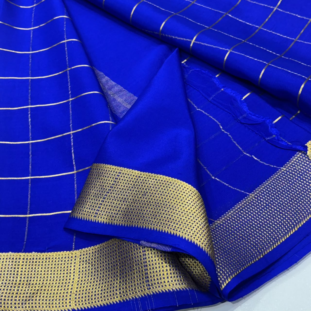 Pure Mysore Crepe Silk Saree