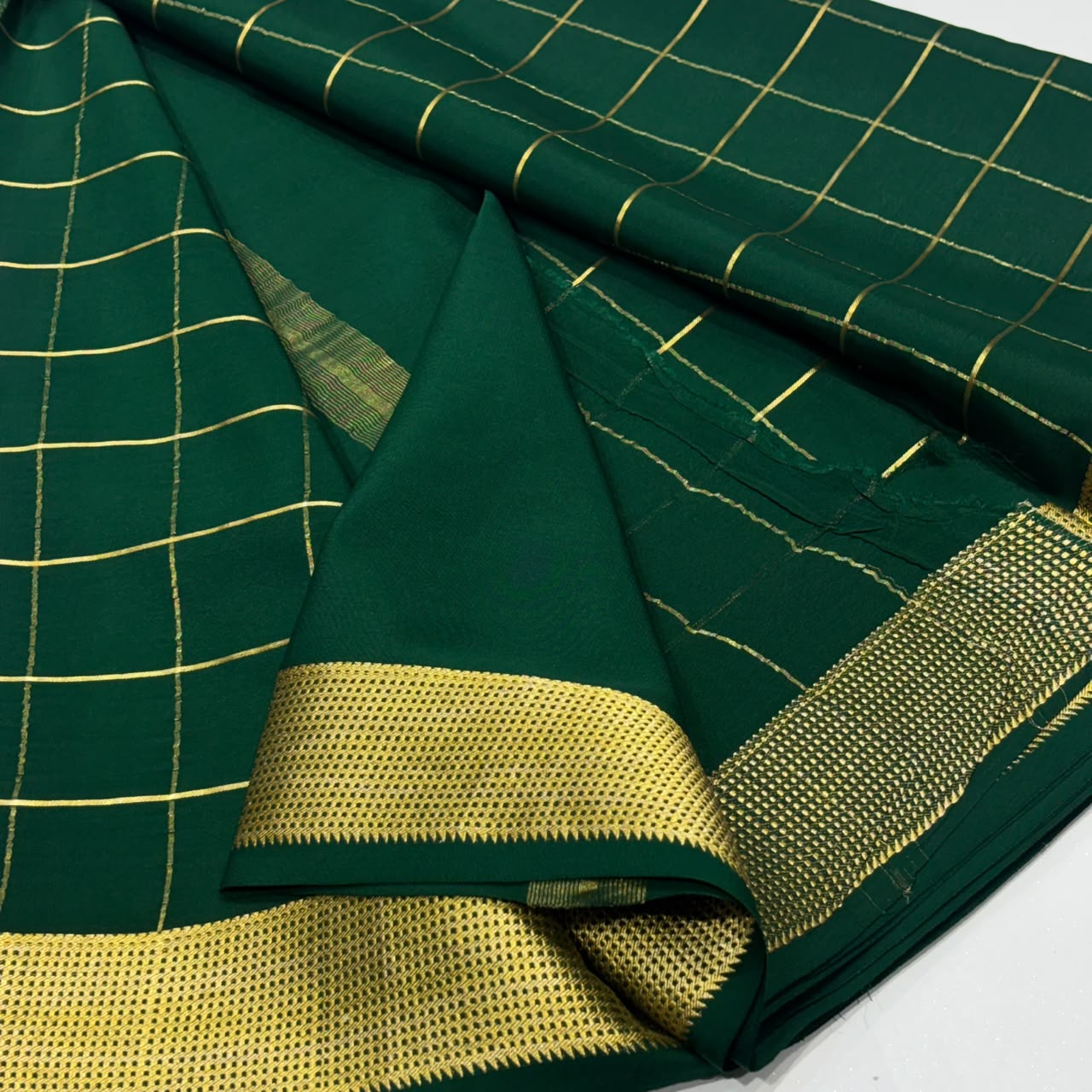 Pure Mysore Crepe Silk Saree