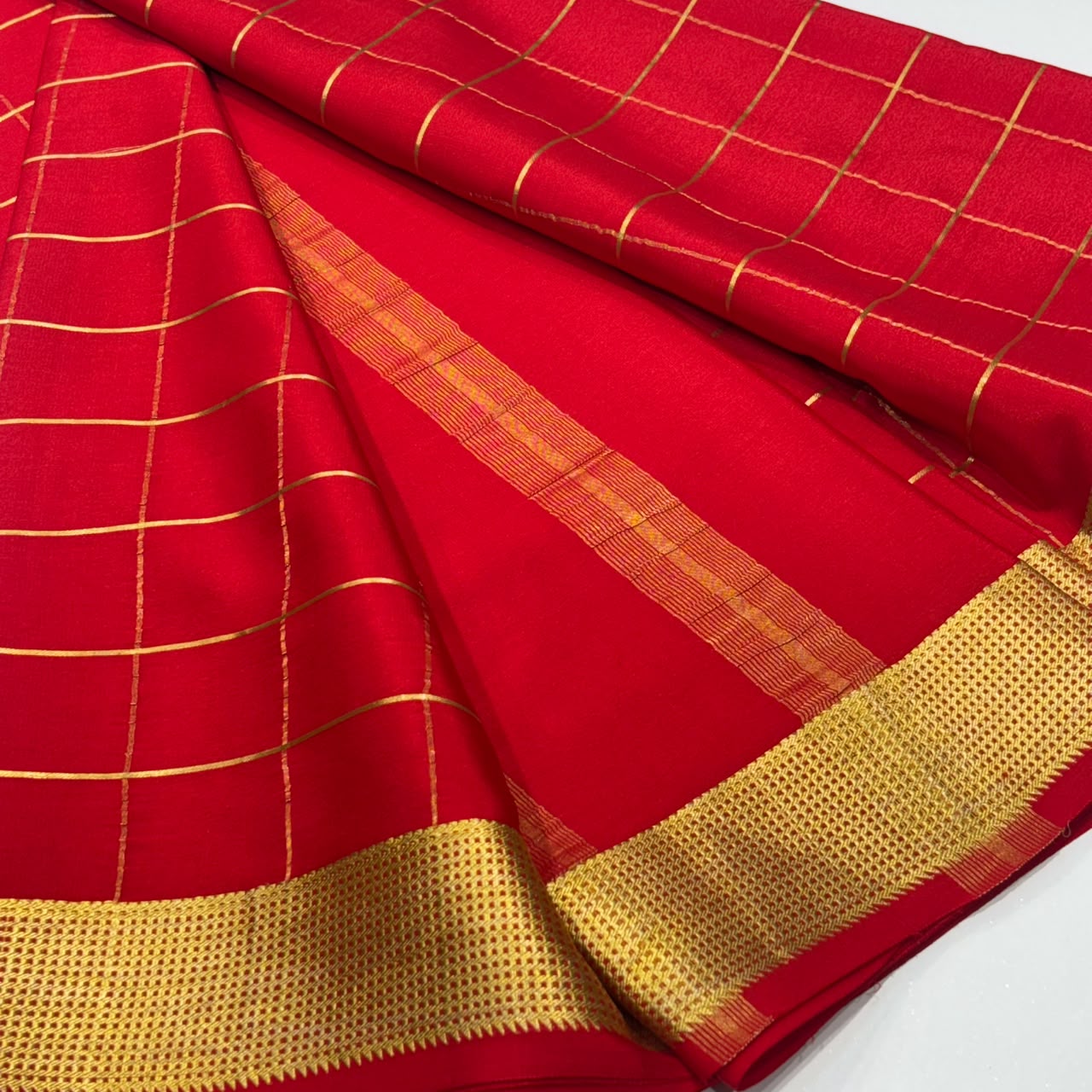 Pure Mysore Crepe Silk Saree