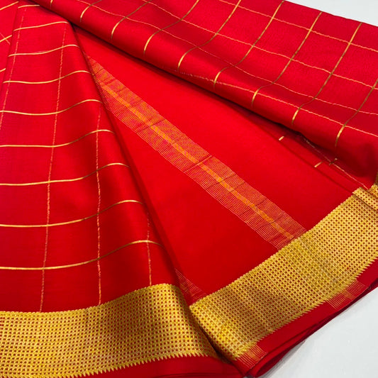 Pure Mysore Crepe Silk Saree