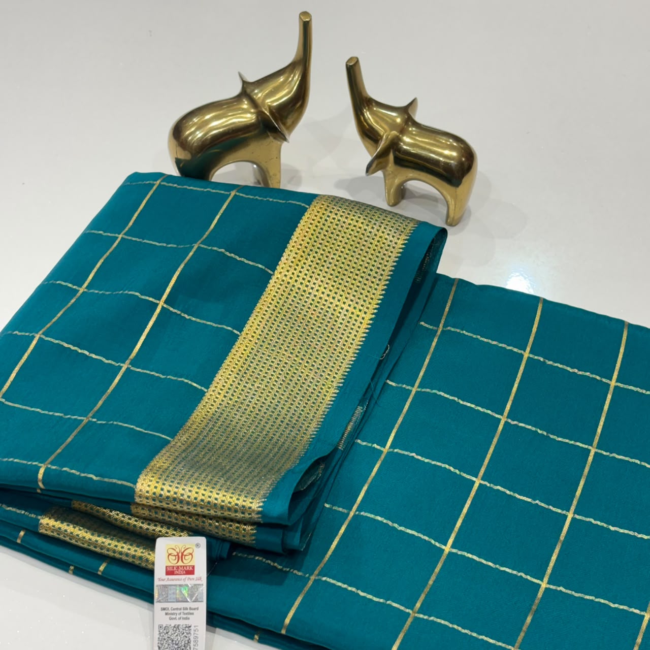 Pure Mysore Crepe Silk Saree