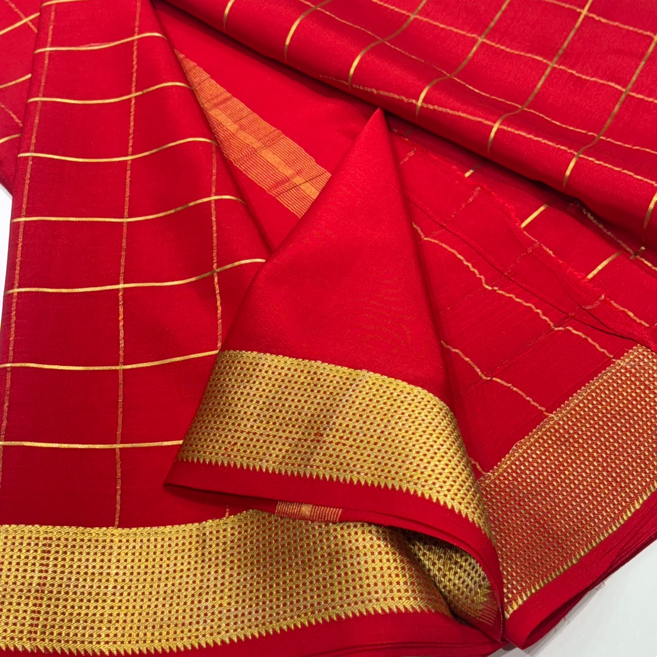 Pure Mysore Crepe Silk Saree