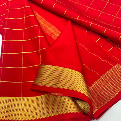Pure Mysore Crepe Silk Saree