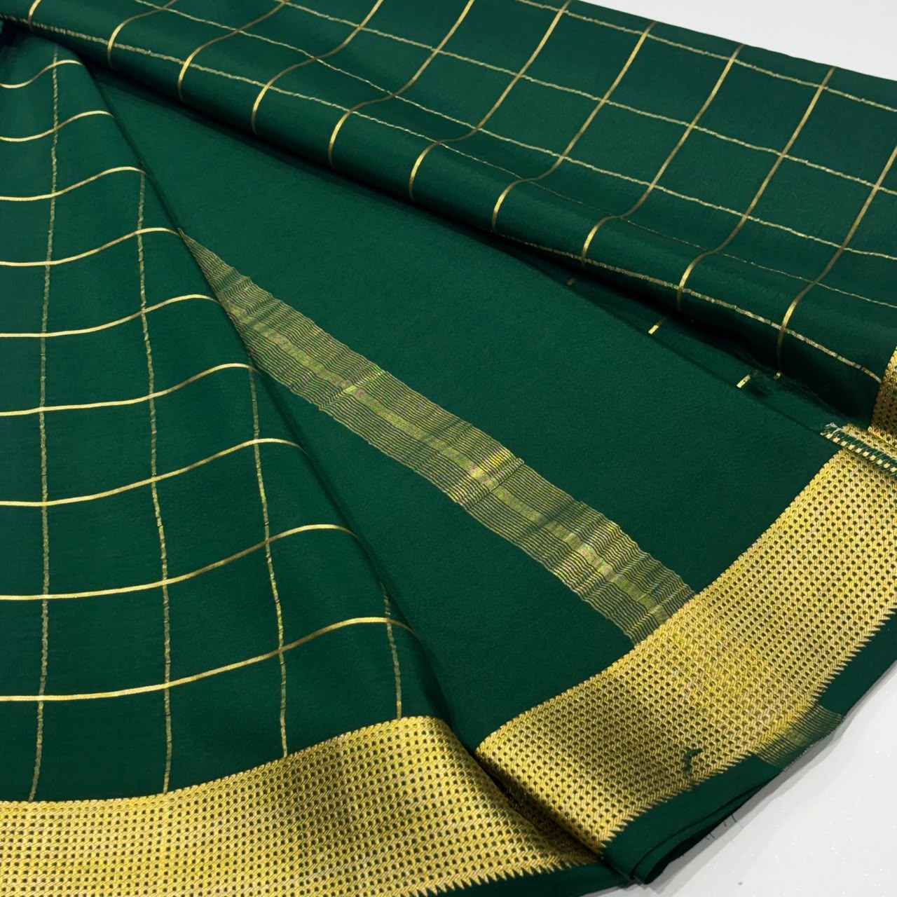 Pure Mysore Crepe Silk Saree