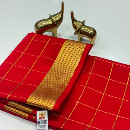 Pure Mysore Crepe Silk Saree