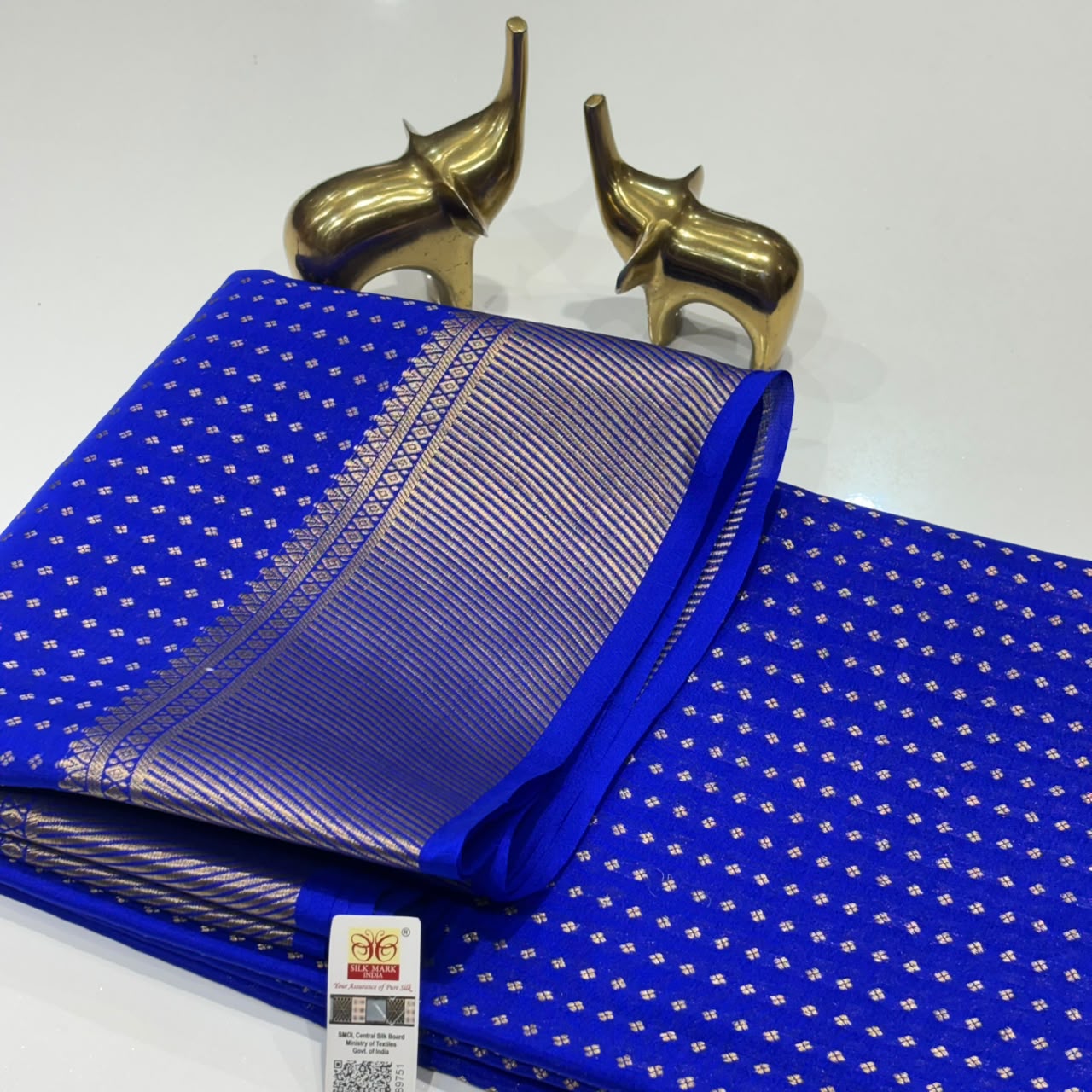Pure Mysore Crepe Silk Saree