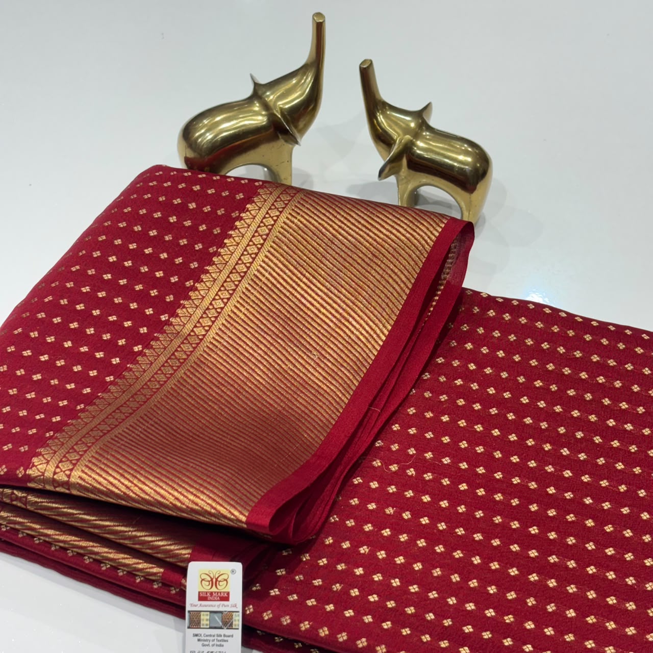 Pure Mysore Crepe Silk Saree
