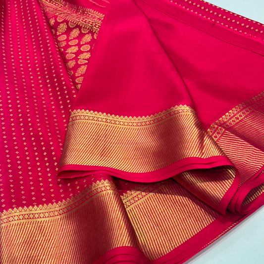 Pure Mysore Crepe Silk Saree