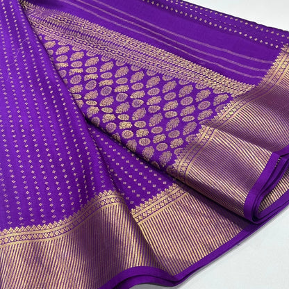 Pure Mysore Crepe Silk Saree