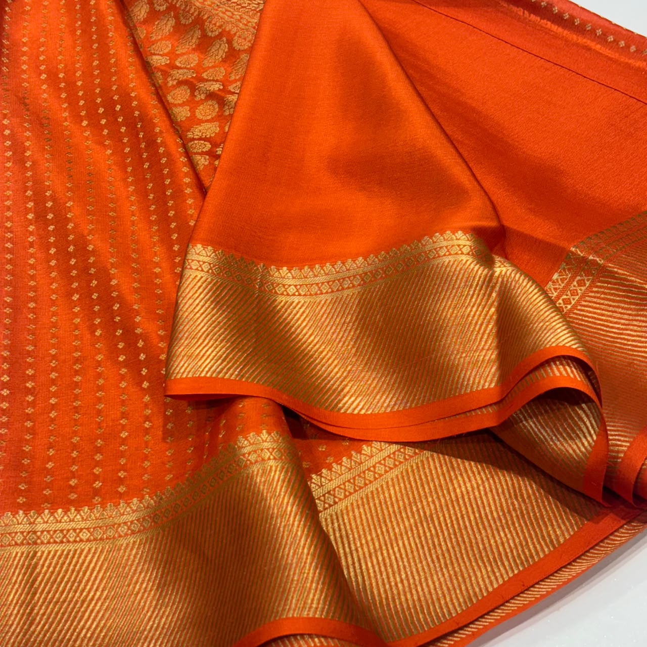 Pure Mysore Crepe Silk Saree
