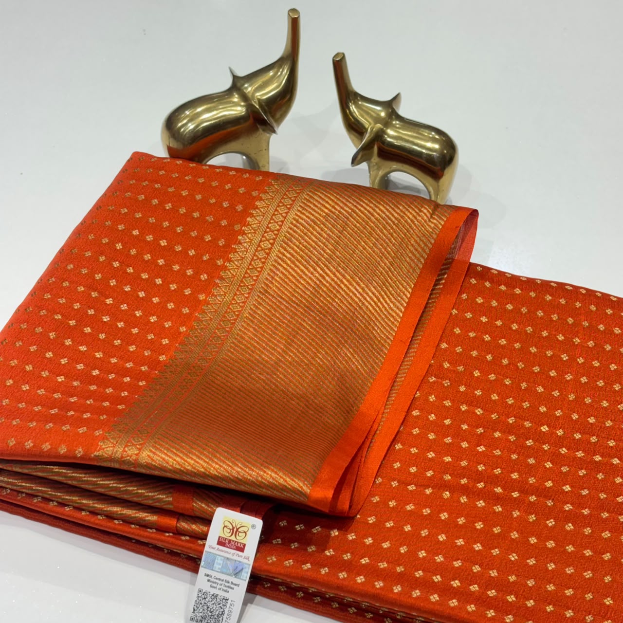 Pure Mysore Crepe Silk Saree