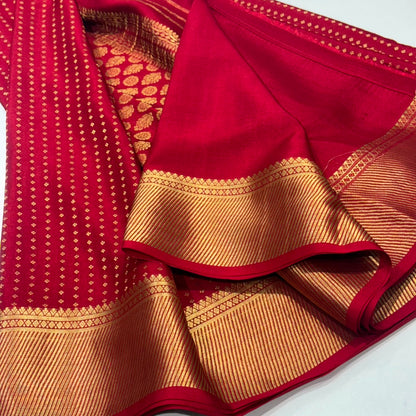 Pure Mysore Crepe Silk Saree